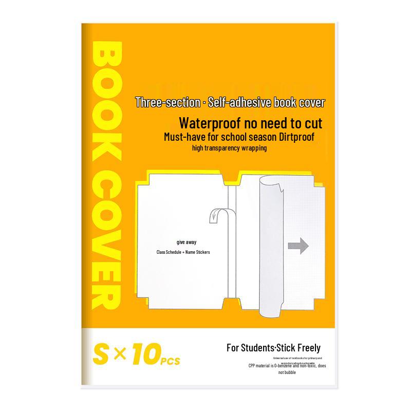 Dile Segmented Self-Adhesive Frosted Plastic Book Covers