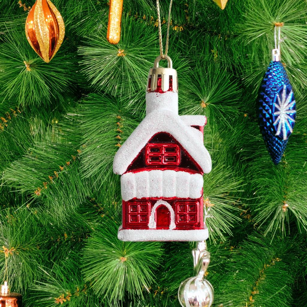 Christmas Snowman Decorations Christmas Tree Small Pendants Hut Decorations 2pcs