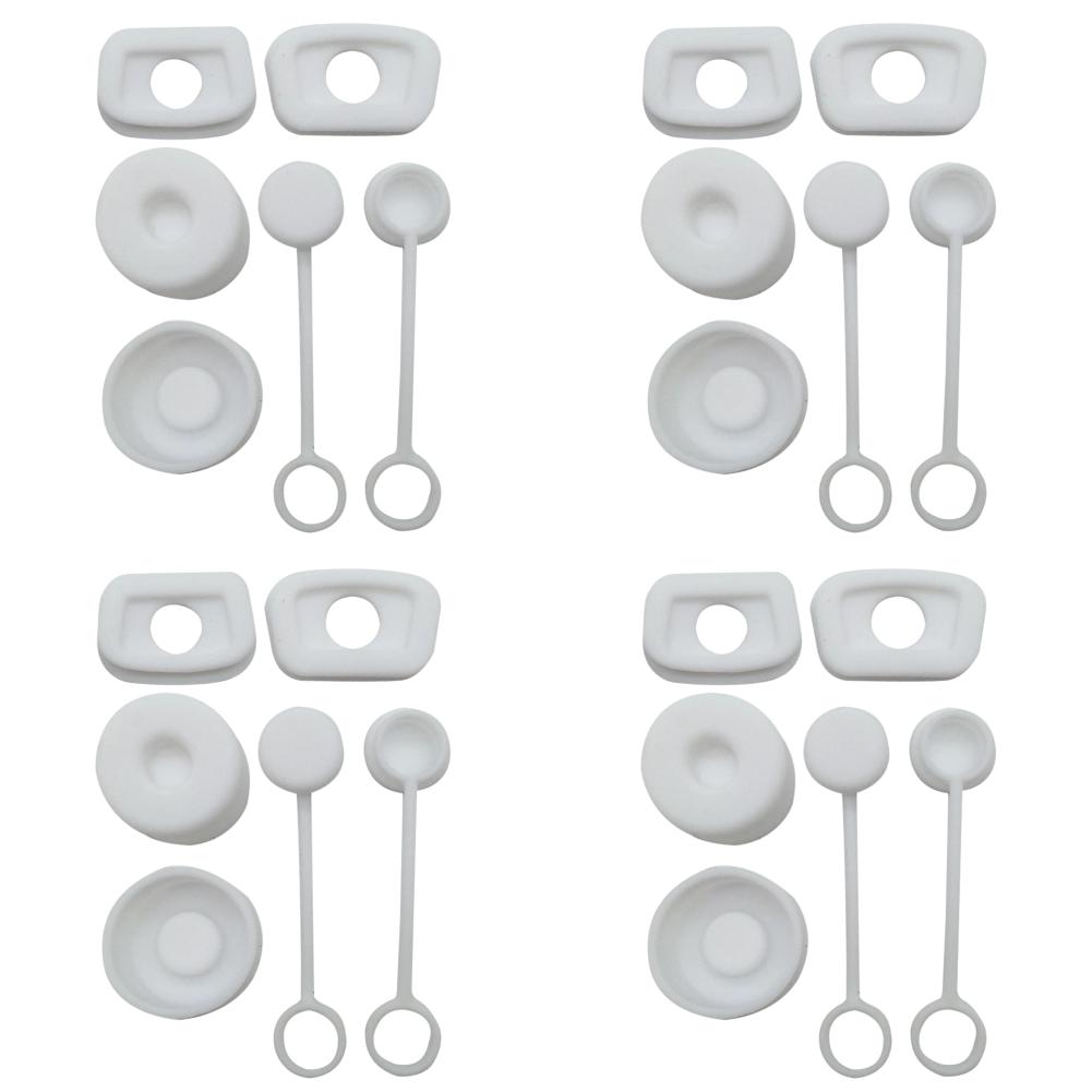 1-8er Set Silikon Auslaufsicherer Stopper für Stanley Cup 30oz/40oz 1.0 Becher Zubehör Wasserflasche Strohhalm Abdeckung Kappe Auslaufstopper