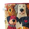 Quilted Floral Laundry Basket Fabric Boho Storage Hamper with Handles Foldable Large Capacity Laundry Bin for Nursery Bedroom Clothes Kids Toys