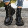 Neu 2025 Neue Weiche Winter Modische und einfache Bestseller Bequeme Kleidung Damen Klassische Mittelhohe Warme Kurze Mode Stiefel