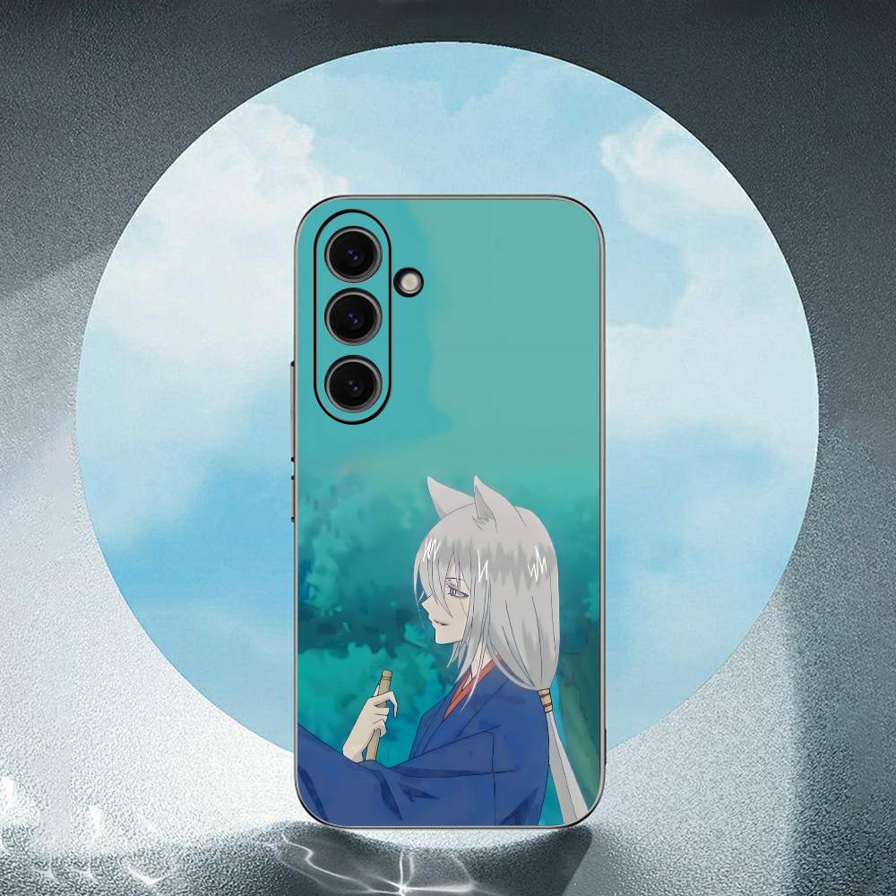 T-Tomoe Kamisama For Samsung Galaxy S25 S24 S23 Ultra S22 S21 Plus S20 Black Soft Silicone Protective Case