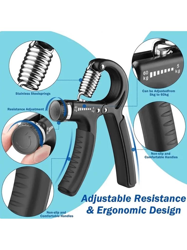 Hand Gripper For Men,  Exercise Equipment For Hand, Arm, Finger, Muscle Training, Rehabilitation, Fitness, Stress Relief, With C