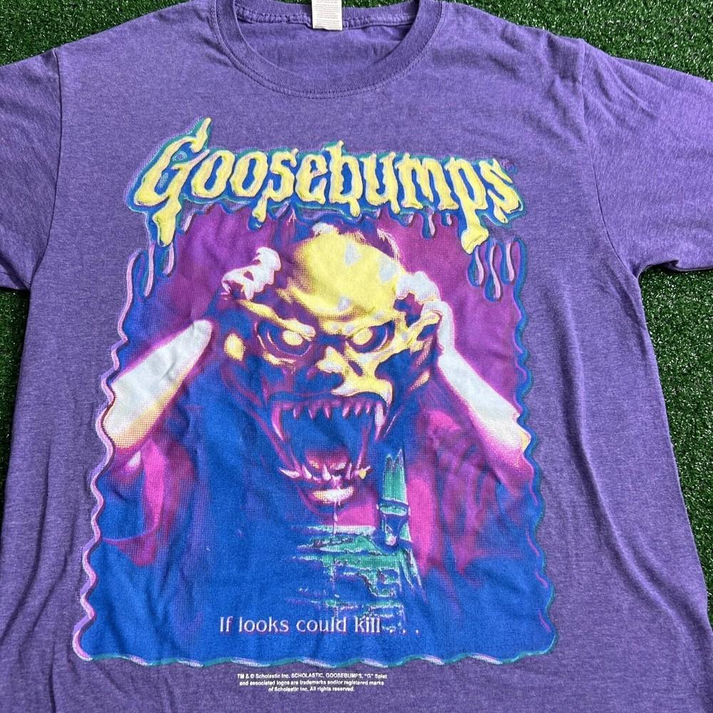 

Goosebumps If Looks Could Kill Purple Graphic TShirt Unisex T-Shirt XL