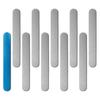 10 Pieces Fridge Adsorption Steel Plate Metal Strips For Magnets Self-Adhesive Phone Case Strips Adhesive Steel Bars