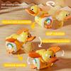 Electric Rotating Foraging Duck Toy With Sound And Light Cute Baby Guide To Learn Climbing Kids Gift