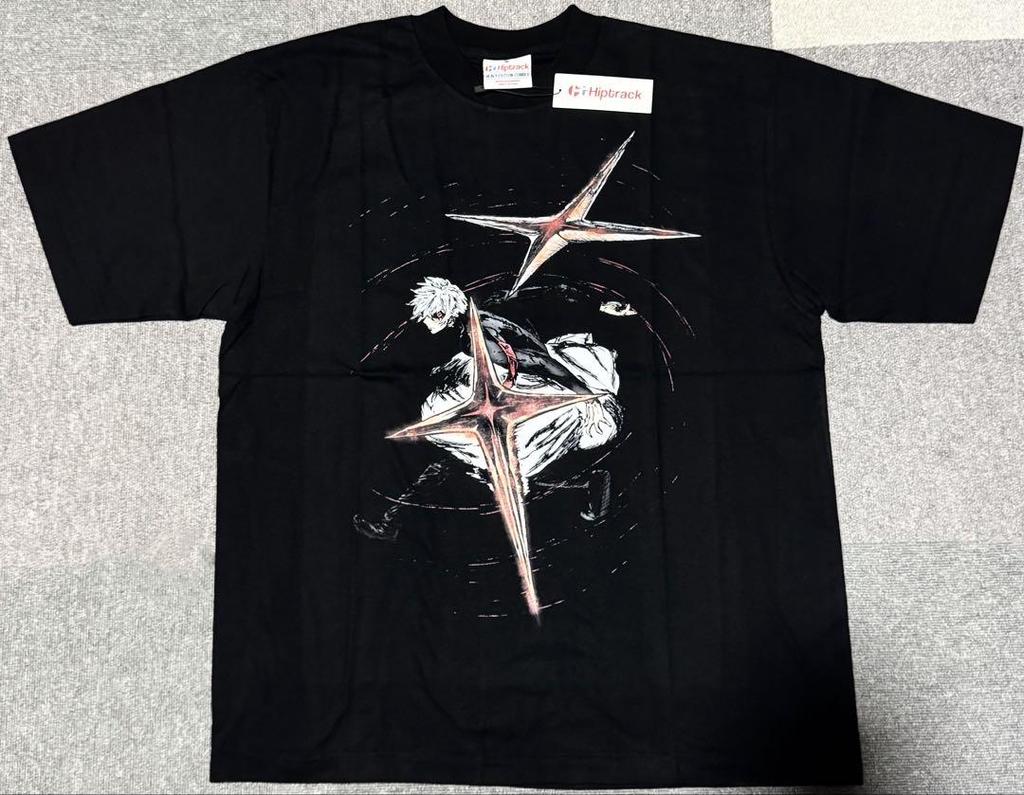 [USED] Rare Tokyo Ghoul T-shirt, XL size, featuring Kaneki Ken.