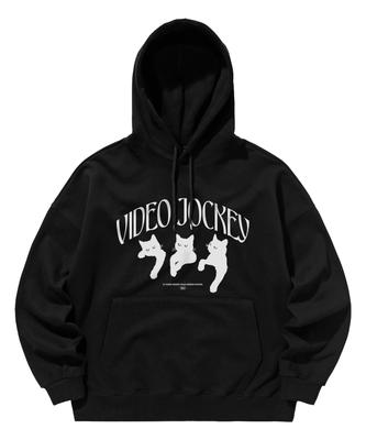Nyang Nyang Nyang Hoodie [Black]