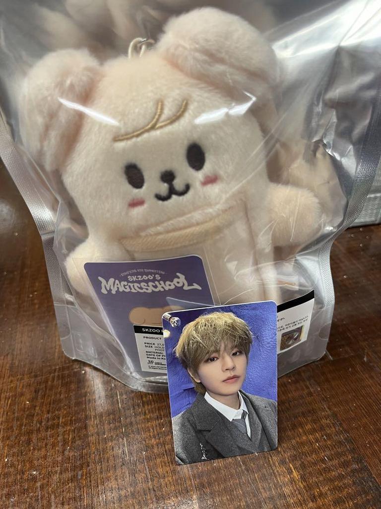 [USED] SKZOO PHOTOCARD HOLDER PLUSH Seungmin
