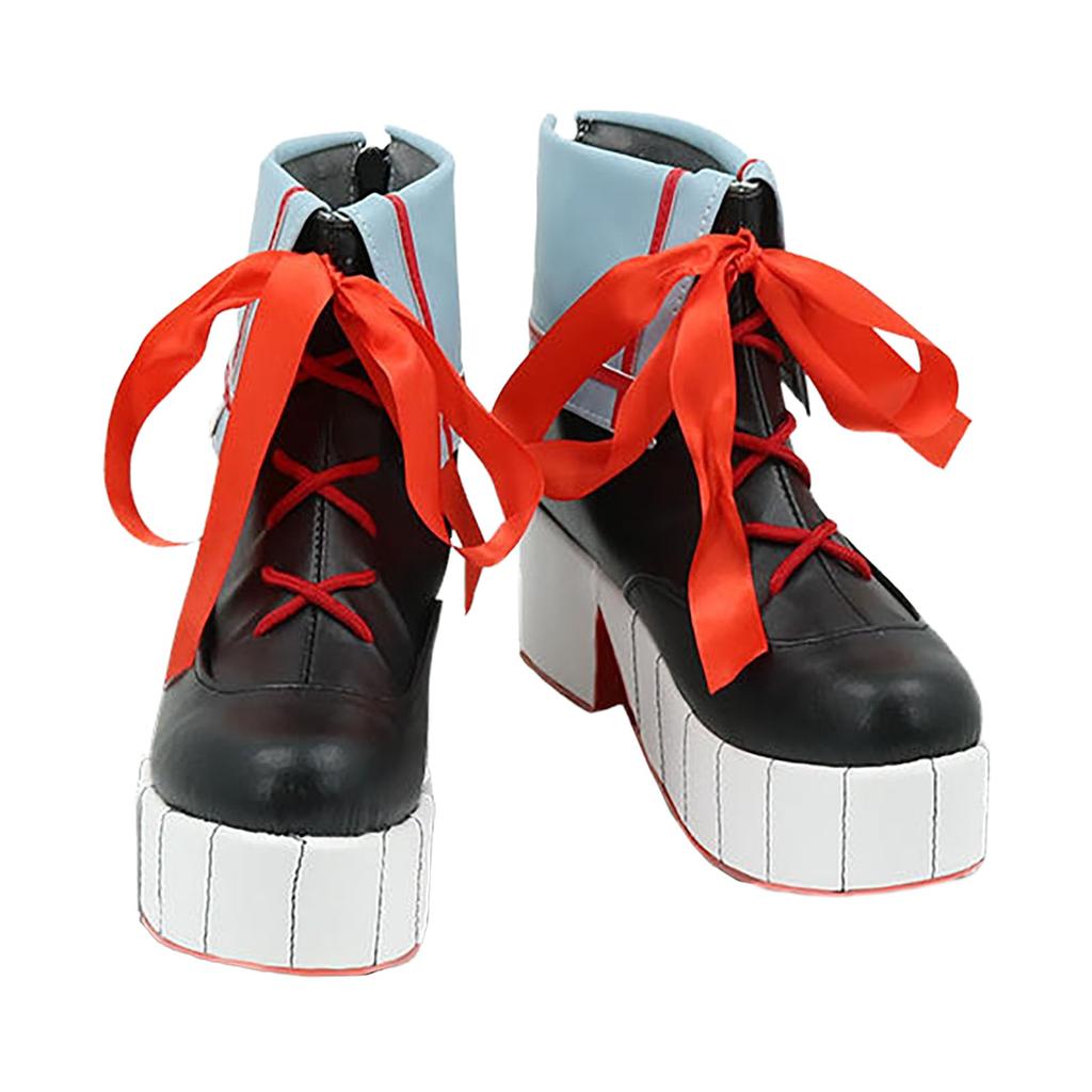 [Milky Time] Hololive Hyakki Ayame Cosplay Costume for Women, Halloween, Demon Girl Outfit, Nakiri Ayame (Boots)