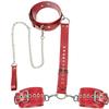BDSM Bondage Neck to Wrist Restraints Set Leather Kits Sex Bondage Set Sex Games CouplesNeck