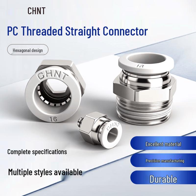 CHNT Pneumatic Air Pipe Quick Connector CN plug (adapter included)