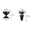Universal Stand Magnetic Car Phone Holder Magnet Mount Air Vent Cell Phone Holder Fixed Support Rotatable Cellphone Stand In Car