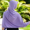 Solid Color Sunscreen Shawl Sunscreen Scarf Cycling Cap Fashion Outdoor Sun Hat  Hiking