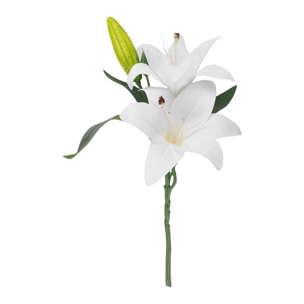 

Wedding Decoration Artificial Lily for Outdoor Photo Shoots Home Interior Styling Office Display Realistic Silk Floral Prop China Mainland