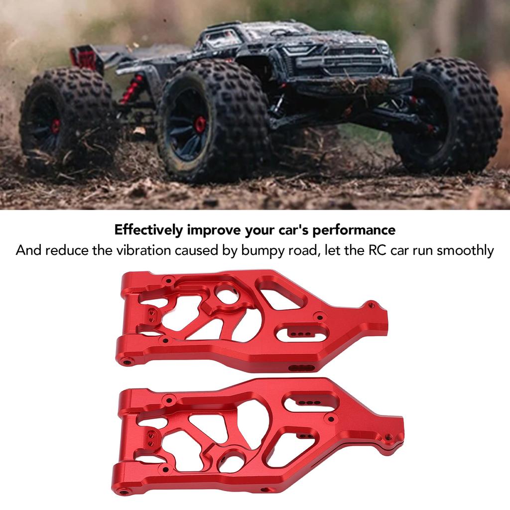 One Pair RC Front Lower Arms Aluminium Alloy RC Lower Front Suspension Arms for 1Celsius5