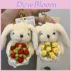 Plush Bunny Keychain Pendant With Long Ears For Kids And Adults Backpack Accessories