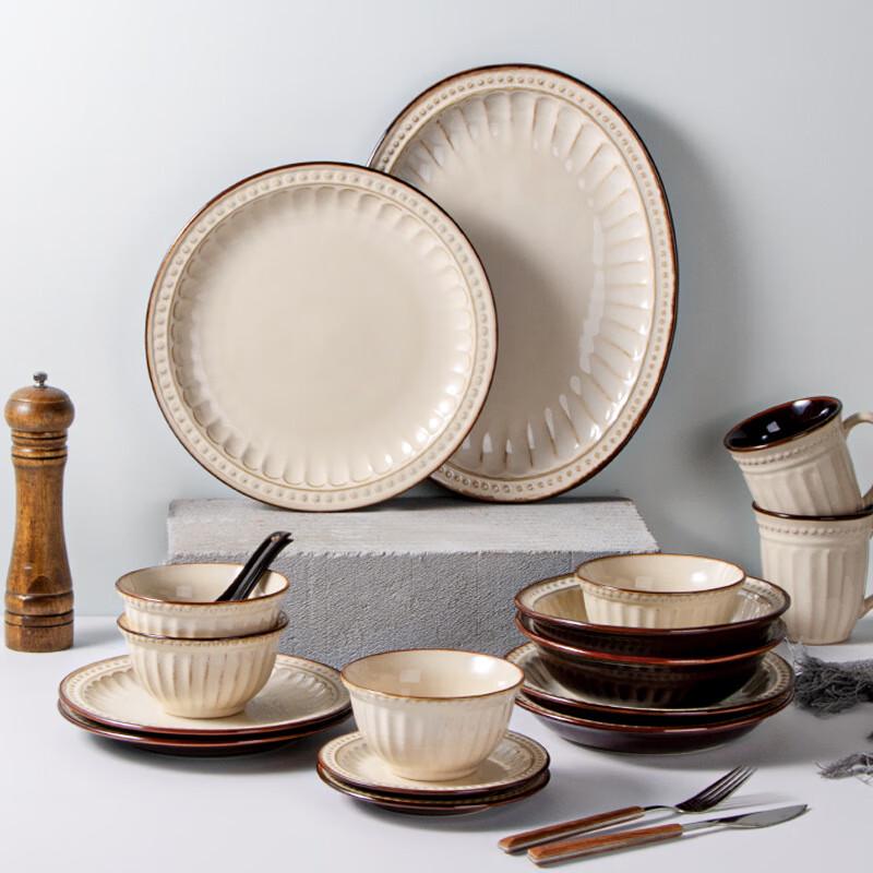 Chishih European Palace Relief Ceramic Plate