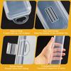 1/2/3Pcs Portable Makeup Brush Organizer Eyebrow Pencil Toothbrush Chopsticks Transparent With Cover Storage Box Kitchen Tools