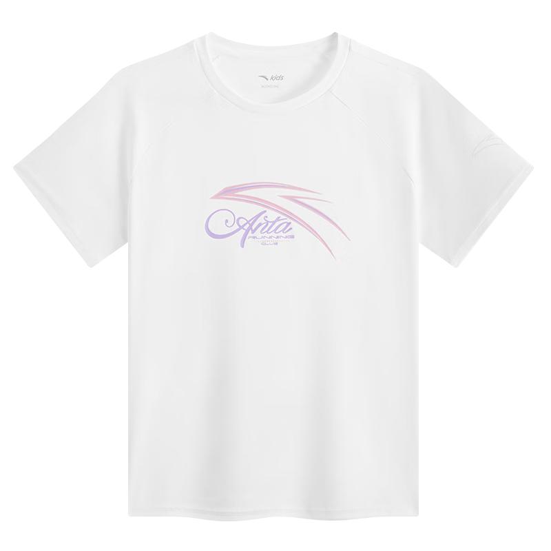 Anta Kids Girls  Short-Sleeve Sports T-Shirt 130