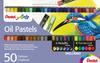 PHN Oil Pastels - 50 Colors Including Metallic and Neon (50-Pack - Assorted Colors).