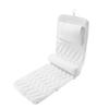 3D Quilted Mesh Bathtub Mat with Suction Cups and Pillow Backrest