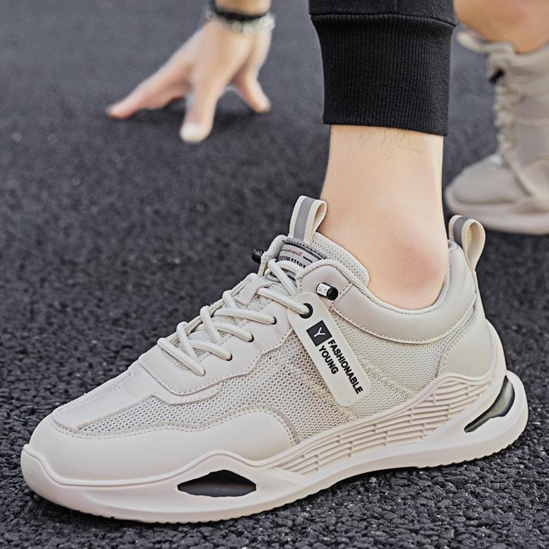Fashion 2024 New Hot Men's Shoes All-match Sports Shoes Breathable Mesh Lace-up Fashion Comfortable Men's Shoes Outdoor Casual Shoes