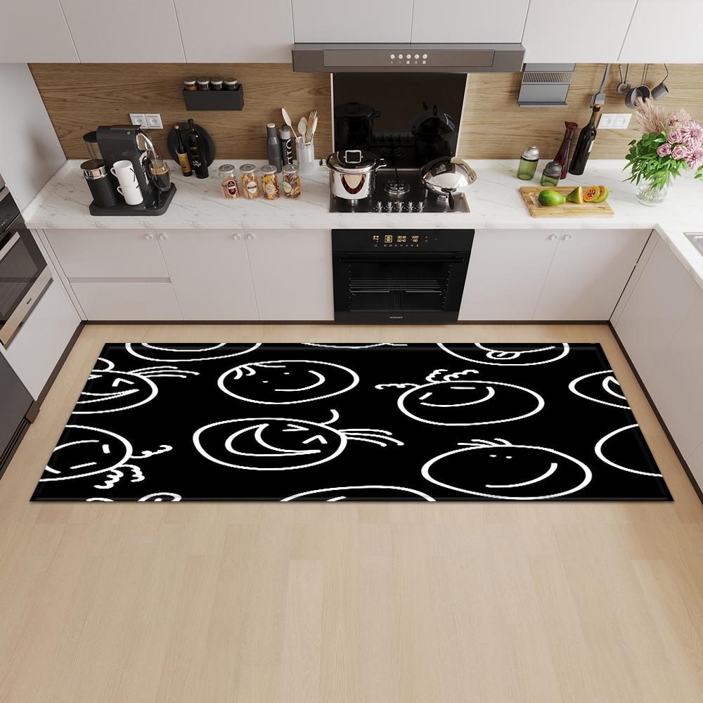 Kitchen mat entrance door mat bedroom long carpet home bathroom non-slip floor living room carpet