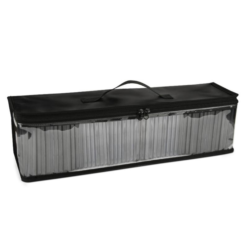 

Durability Disc Carrying Case TPU Protective Sleeve Disc Storage Bag with Zippers for Music Game Moisture Resistant 1