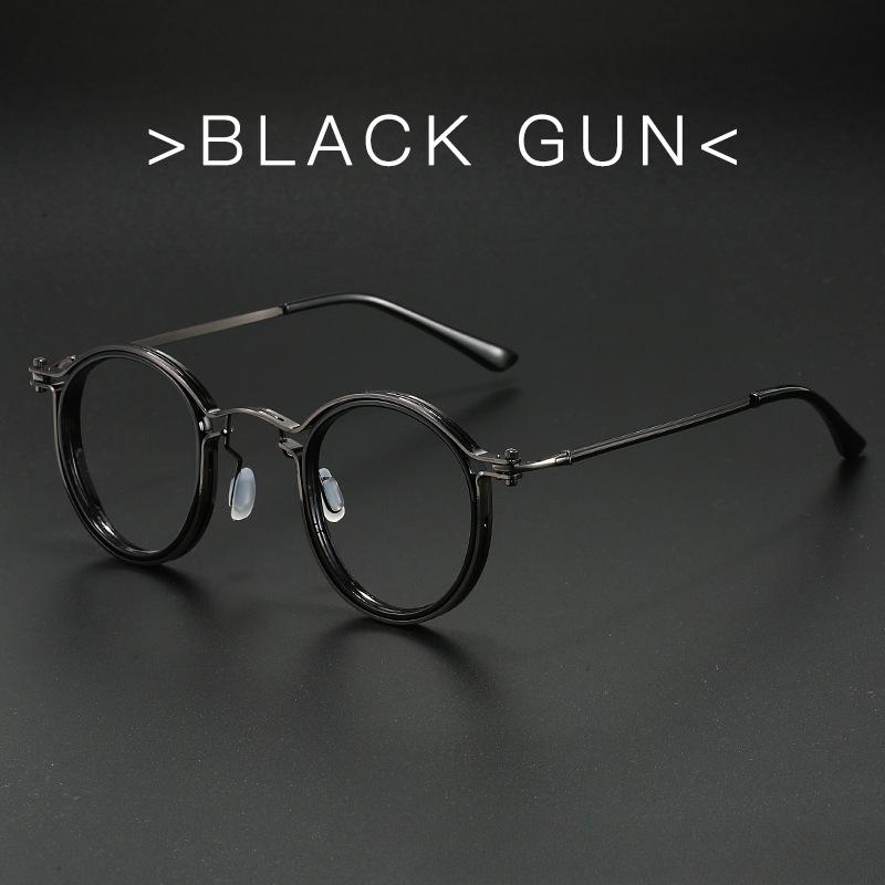 

Classic Metal Framed Presbyopic Eyeglasses Ultra Light Unisex Vintage Round Framed Eyeglasses Blue Ray Blocking Eyewear 0 To +4.0 1.0