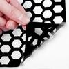 4 Pack Headlight Taillight Tint Honeycomb Graphic Tail Light Lamp Cover Film Car DIY Self Adhesive Tint Film Sheet 18.89'' x 11.81'', Black