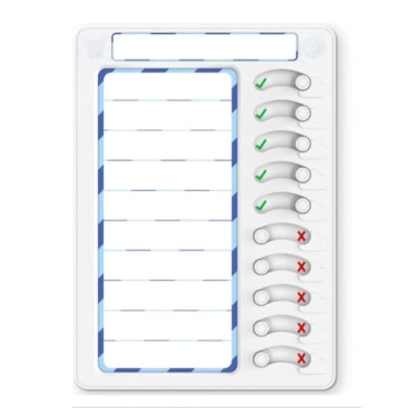 

ateena Перевірка забутих речей, Управління завданнями, Список справ Чек-лист, Список справ, Дошка, Дошка розкладу, Діти, Ручка в комплекті (22 см x 15 см)