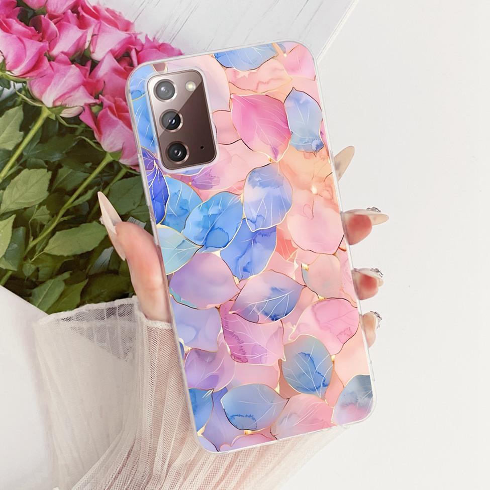 Clear For Samsung Galaxy Note20 5G Case Fashion Fashion Funny Cute Painted Cover For Samsung Note20 5G SM-N981B SM-N981W Casing