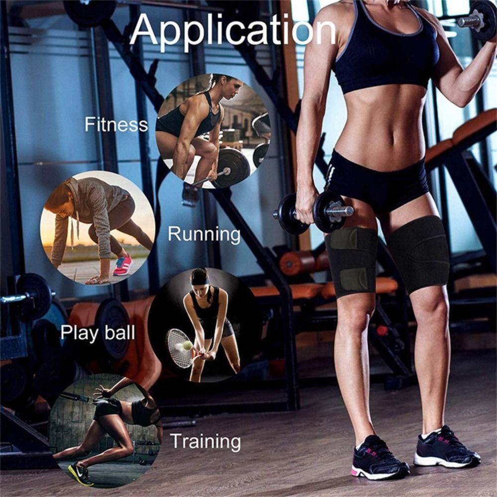 Adjustable Thigh Trimmer Elastic Legging Shapers Unisex Thigh Sauna  Body Shaping