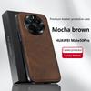 Custodia per Huawei Mate 50 Pro Magnetica Elegante in Pelle Resistente all'Usura Copertura Completa Lente Bordo Antiscivolo Guscio