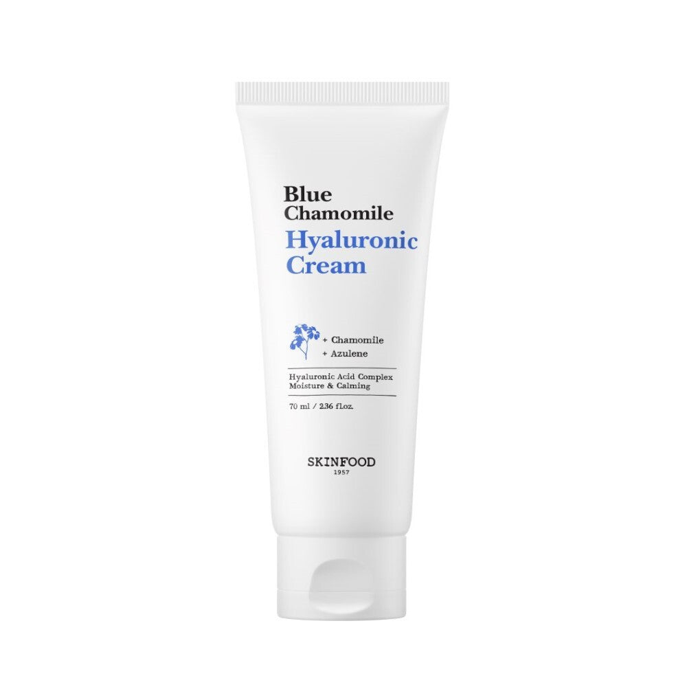 SKINFOOD Blue Chamomile Hyaluronic Moisturizing Cream 100ml (70ml+30ml)