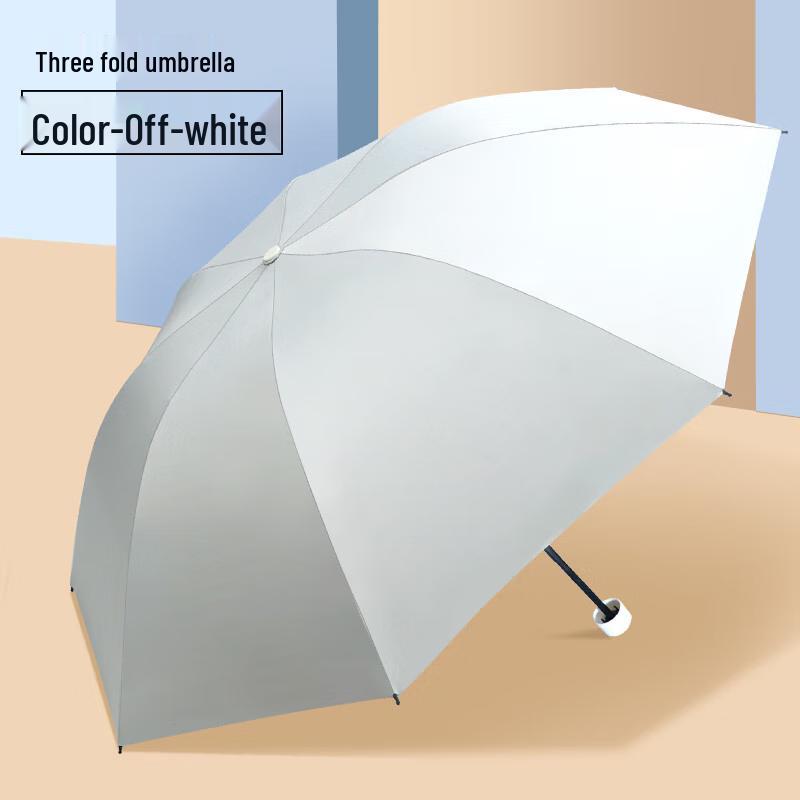 Hongye UV Protection Three-Fold Sun & Rain Umbrella