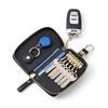 Men Genuine Leather Key Wallet Card Keychain Cover Zipper Card Holder Wallet Keys Organizer Large Capacity Household Key Bag