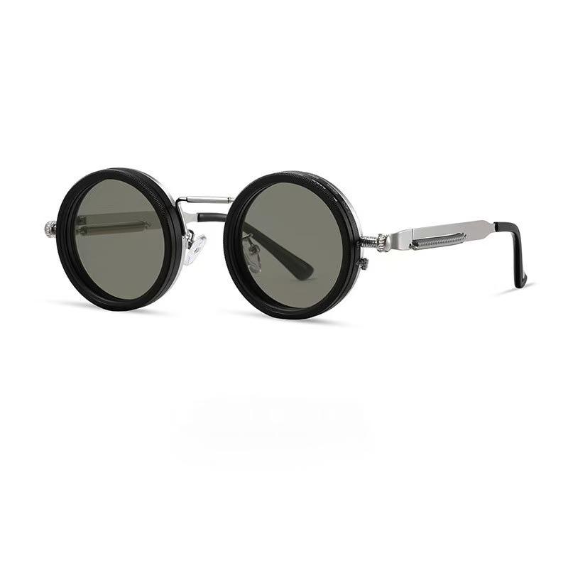 Fashion New Men's and Women's Nine Level Adjustable Dimmable Sunglasses Retro Polarized Sunglasses Steam Punk Style