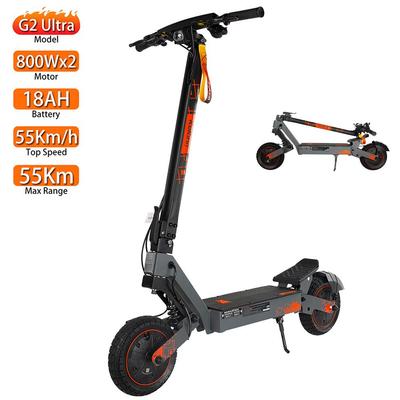Electric Scooter Foldable Kukirin G2 Ultra 800Wx2 Dual Motor Electric Scooter Adult Top Speed 55Km/h 48V 18AH Range 55KM Load 120Kg