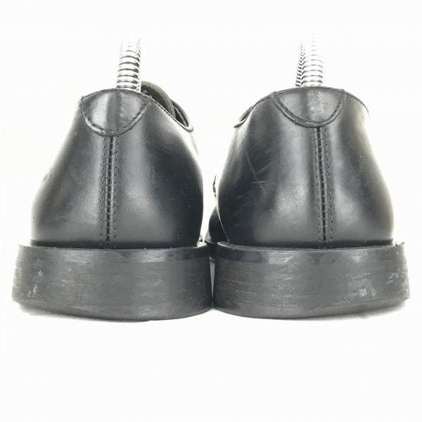 Banana Republic Italy Made Leather U-Tip Dress Shoes Black 25.5(USED)