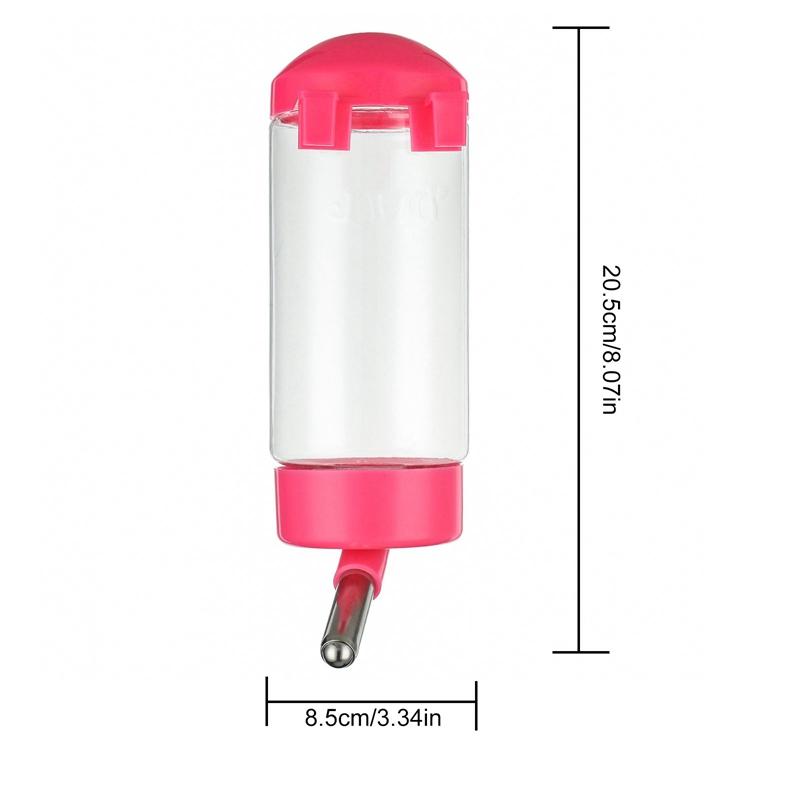 Hamster Drinker Water Bottle Dispenser Feeder Hanging Pet Dog Guinea Pig Squirrel Rabbit Drinking Head Pipe Fountain
