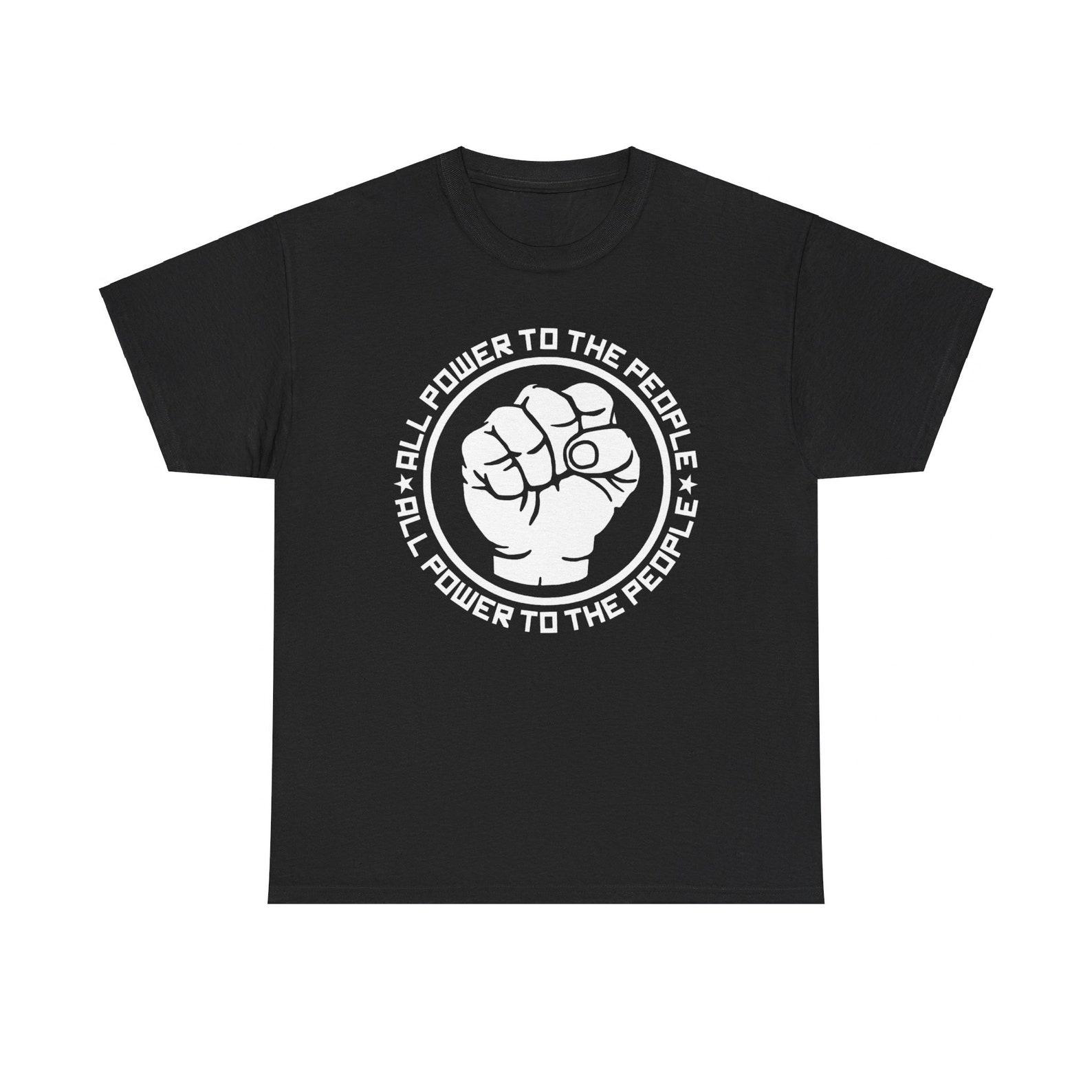 Black Panther Party T-Shirt: All Power To The People M