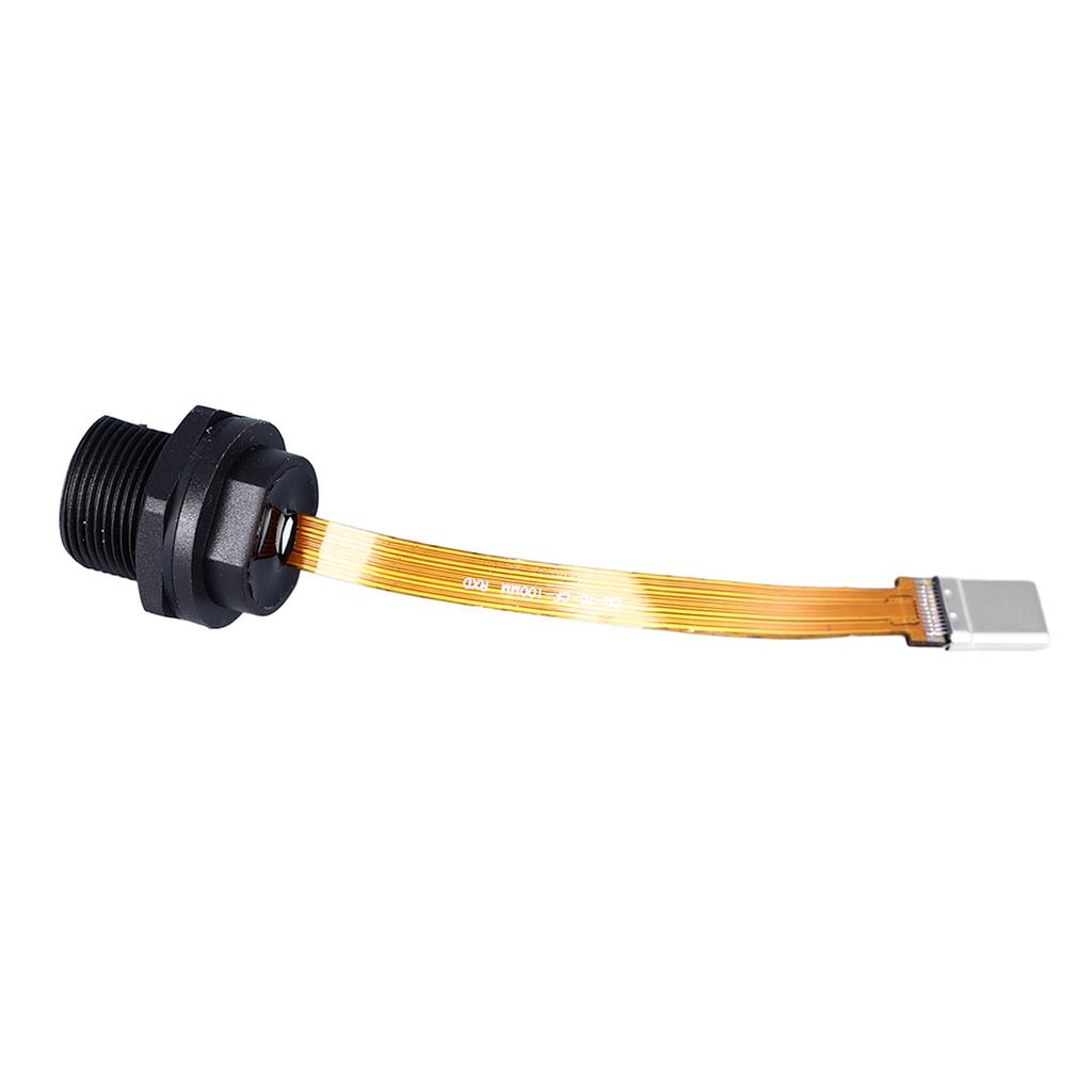 Type C 3.1 Male Plug Cable Threaded Connector Adapter 0.1meter Long for Industrial Use