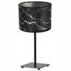 GIA TISCHLAMPE, SILBERNES MUSTER-LAMPENSCHIRM