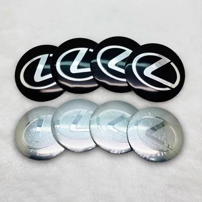 4Pcs 56MM Car Hub Center Decorative Sticker For F SPORT ES RX NX LS UX LM LX GX LC RZ IS CT GS RC HS SC TX LBX IS300 RX350