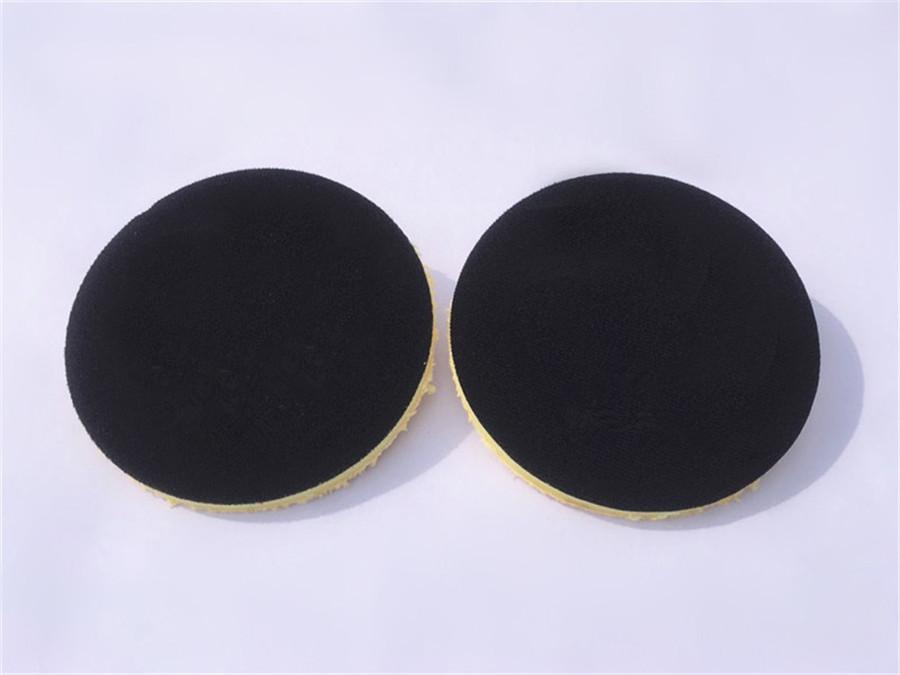 Microfiber Cutting Pad Buffing Remove Moderate Paint Car Care 4" Blue Microfiber Buff Sponge Polishing Pad