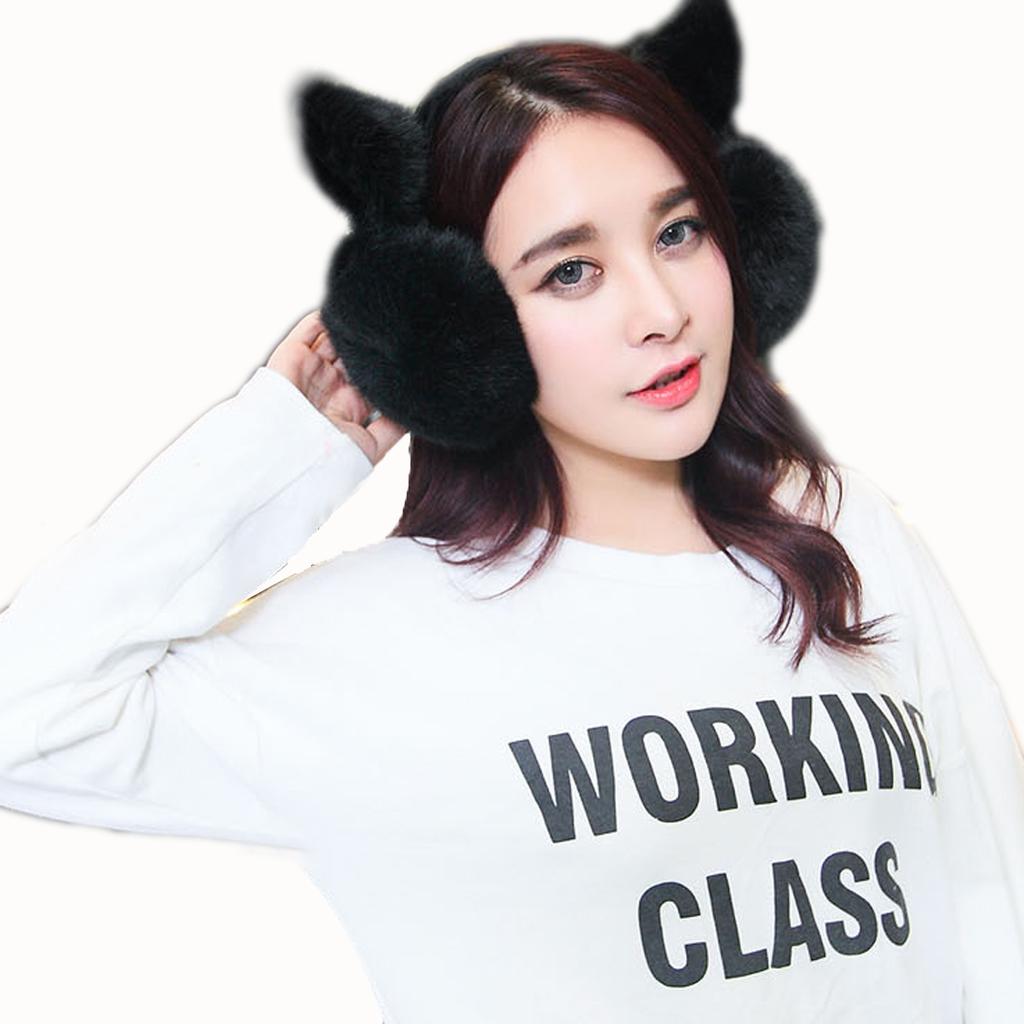 Buy Cute Girl Imitation Fur Warm Earmuffs Female Ear Cover Hair