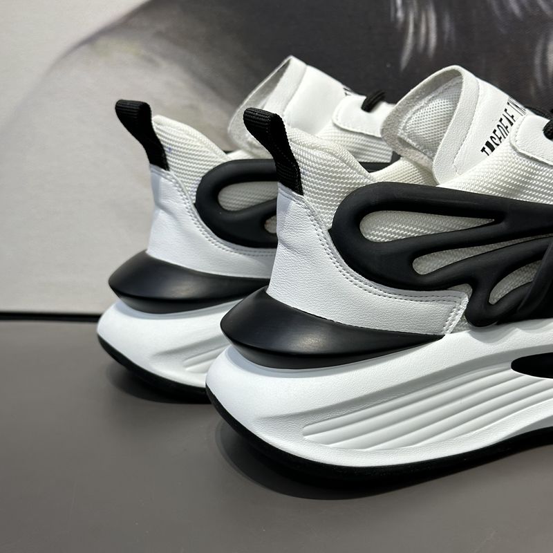 Tennissko Mann Basketball Designersko Herre Luksus Fritidssneaker Mote Øk Høyde Pustende Mesh Platformsko