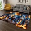 Leopard Cheetah Beast Animal Carpet Rug for Bedroom Living Room Sofa Playroom Doormat Home Decor,Kid Play Area Rug Non-slip